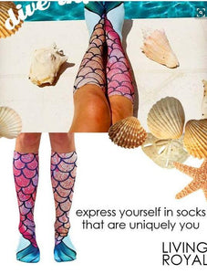 Printing stockings Mermaid socks