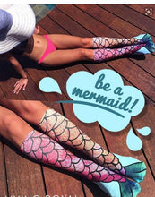 Load image into Gallery viewer, Printing stockings Mermaid socks