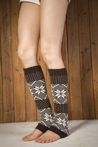 Boot cuff thick short-sleeved thick thick bamboo knit wool yarn socks - 14
