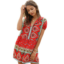 Load image into Gallery viewer, Women&#39;s casual fashion loose printed Jumpsuit