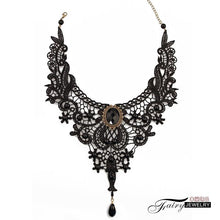 Load image into Gallery viewer, Jewelry Lace Lady Necklace Jewelry Original Black Clavicle Chain