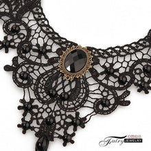 Load image into Gallery viewer, Jewelry Lace Lady Necklace Jewelry Original Black Clavicle Chain