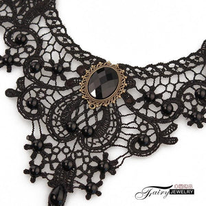 Jewelry Lace Lady Necklace Jewelry Original Black Clavicle Chain