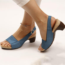 Load image into Gallery viewer, New Autumn Fishmouth Toe Beach Women&#39;s Sandals Large Size Women&#39;s Shoes
