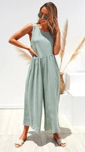 Load image into Gallery viewer, Spring and Summer Fashion Women&#39;s Sling Sexy Solid Color Jumpsuit