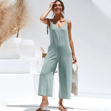 Load image into Gallery viewer, Spring/Summer Fashion Women&#39;s Wear Sling Jumpsuit