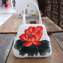 Load image into Gallery viewer, Ethnic embroidery BAG canvas leisure bag handbag embroidery three-dimensional bag