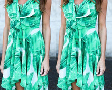 Load image into Gallery viewer, New Printed Sleeveless Irregular Beach Boho Maxi Dress