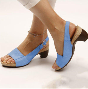 New Autumn Fishmouth Toe Beach Women's Sandals Large Size Women's Shoes