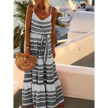 Load image into Gallery viewer, Bohemian Printed long Dress Casual Holiday Maxi Dress