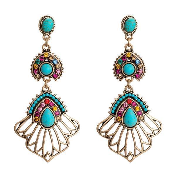 Bohemian New Vintage Turquoise Earrings