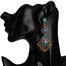 Load image into Gallery viewer, Bohemian New Vintage Turquoise Earrings