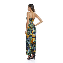 Load image into Gallery viewer, Bohemian Printed Beach Holiday Wind Sling Jumpsuit