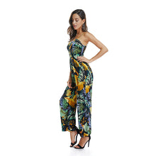 Load image into Gallery viewer, Bohemian Printed Beach Holiday Wind Sling Jumpsuit