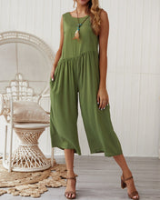 Load image into Gallery viewer, Loose Temperament Solid Color Vest Jumpsuit