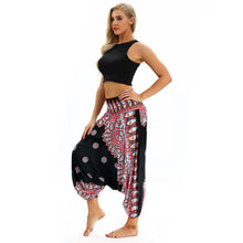 Load image into Gallery viewer, Printed Loose Wide Leg Casual Beamed Bloomers Pants