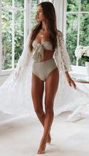 Load image into Gallery viewer, Lace Openwork Mesh Long-sleeved Cardigan Beach Holiday Cardigan Cover Up