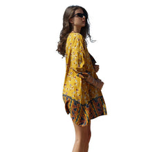 Load image into Gallery viewer, Ethnic Style Printed Beach Bikini Sunscreen Cardigan Cover-up