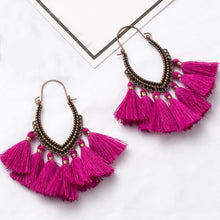 Load image into Gallery viewer, Retro Vintage Boho Bohemian Ethnic Tassel Drop Women Earrings Jewelry Accessories - hiblings