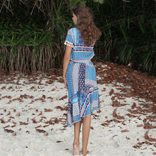 Load image into Gallery viewer, Bohemian Irregular Beach Casual Suit Two-piece Skirt