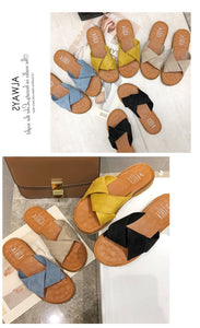 INS Beach Flat Shoes Sandals and Slippers