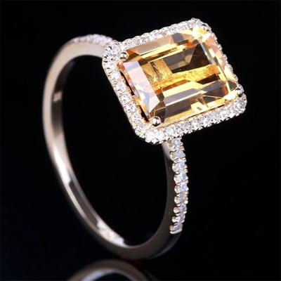 Champagne Jewel Diamond Ring