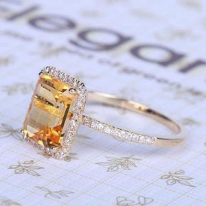 Champagne Jewel Diamond Ring