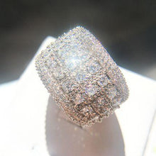 Load image into Gallery viewer, Explosion models Seiko Hearts and Arrows Zircon Rings Fashion Rings