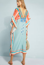 Load image into Gallery viewer, Loose Printed Blouse Beach Holiday Dress