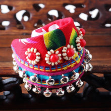 Load image into Gallery viewer, Yunnan ethnic wind bracelet Lijiang specialty cloth hand jewelry small bell dance accessories female bracelet