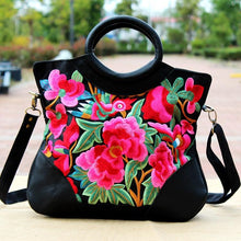 Load image into Gallery viewer, Ethnic characteristics embroidered handbags fashion national wind billiards shoulder slung handcuffs shell bag