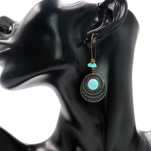 Alloy Vintage Turquoise Earrings