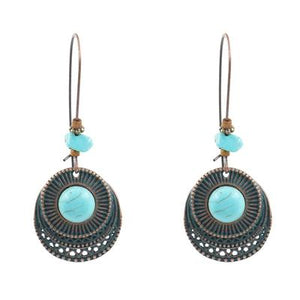 Alloy Vintage Turquoise Earrings