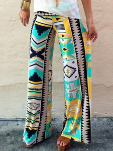 Printed Casual Trousers Pants