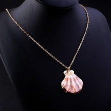 Load image into Gallery viewer, Bohemian Natural Shell Conch Scallop Clavicle Chain Necklace