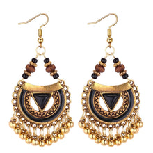 Load image into Gallery viewer, Ethnic Style Retro Metal Ball Tassel Earrings