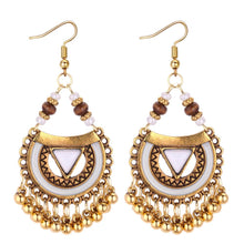 Load image into Gallery viewer, Ethnic Style Retro Metal Ball Tassel Earrings