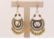 Load image into Gallery viewer, Ethnic Style Retro Metal Ball Tassel Earrings