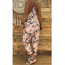 Load image into Gallery viewer, Sling Camouflage Loose Jumpsuit