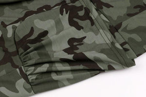 Sling Camouflage Loose Jumpsuit