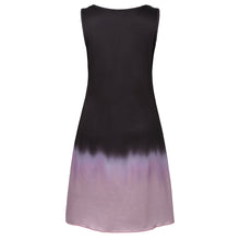 Load image into Gallery viewer, Women&#39;s Sleeveless Pullover Print Gradient Dress