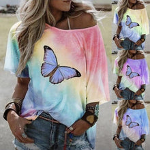 Load image into Gallery viewer, Women&#39;s Explosive Tops Fashion Loose Printed Short-sleeved T-shirt