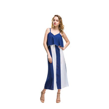Load image into Gallery viewer, Summer Spaghetti Strap Chiffon Beach Maxi Dress