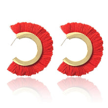 Load image into Gallery viewer, Statement Bohemia Fashion  Big Earrings for Women Jewelry tassel earrings Party