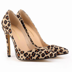 Serpentine Leopard Zebra Pattern High Heel Women'S Shoes