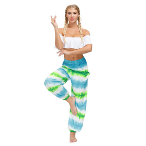 Summer bohemian sports fitness yoga pants-1