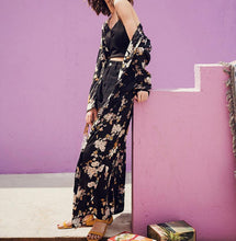 Load image into Gallery viewer, PAJAMAS STYLE FLORAL BEACH BOHO OVERSHIRT LONG DRESS
