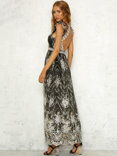 Load image into Gallery viewer, Pretty V-neck Backless Evening Dresses