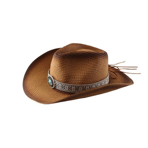 Fashion New Belt Buckle Sun-proof Sunshade Curled Big Brim Straw Hat