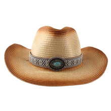 Load image into Gallery viewer, Fashion New Belt Buckle Sun-proof Sunshade Curled Big Brim Straw Hat